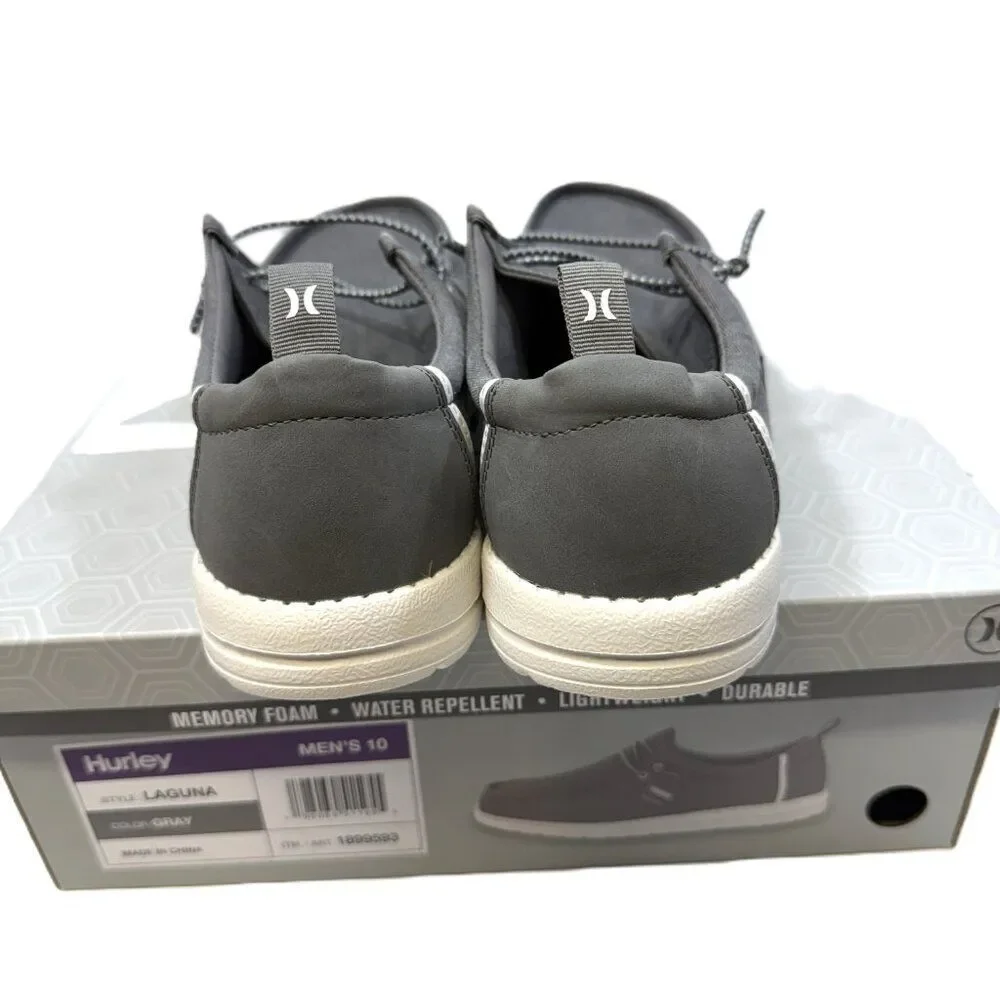 Hurley Laguna Gray Sneakers Men’s Size 10 | New